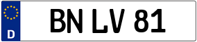 Truck License Plate